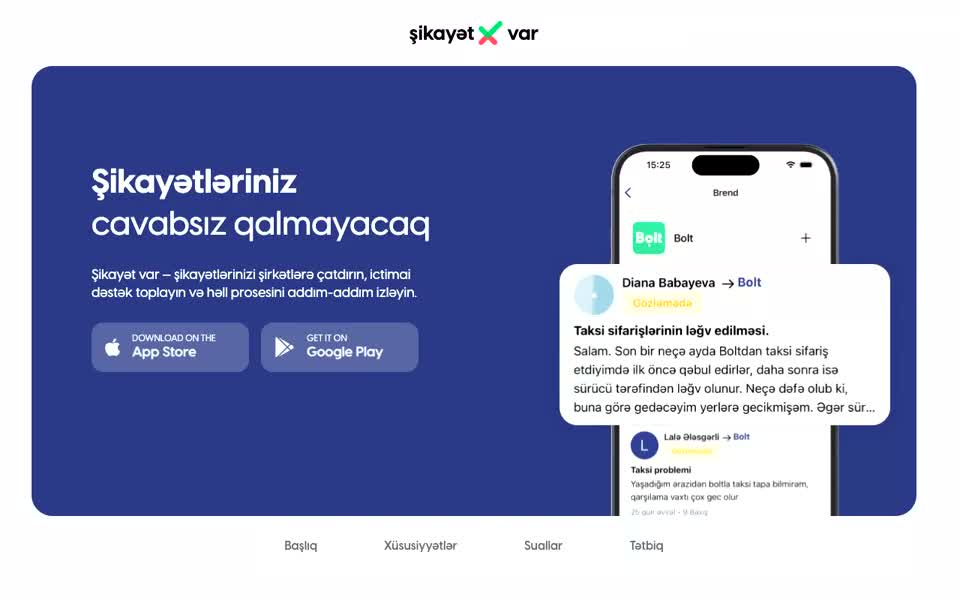 Şikayət var — Complaints & resolution platform